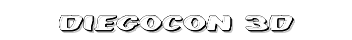 DiegoCon 3D font